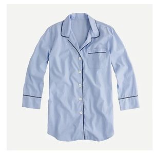 J. Crew Nightshirt in end-on-end cotton